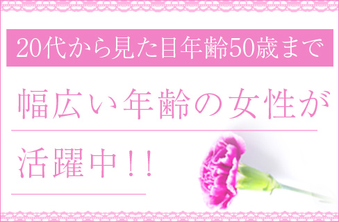 幅広い年齢の肩が活躍されています